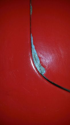 Fiberglass issues - Hood rubs fender - frayed hood