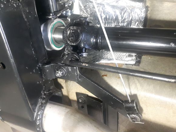 With e-brake handle pushed in.
