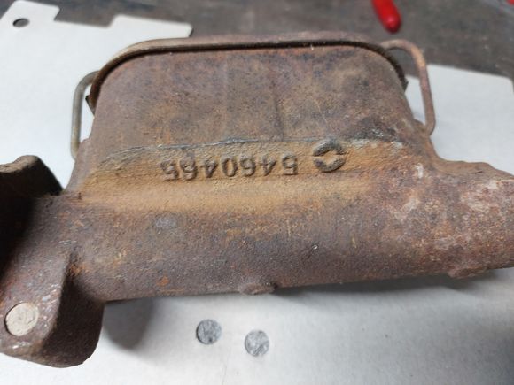 Casting number should give you the bore diameter of the master cylinder