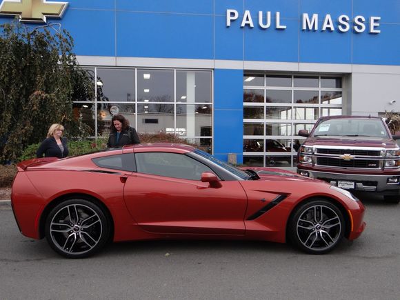 Pick up day at the dealership