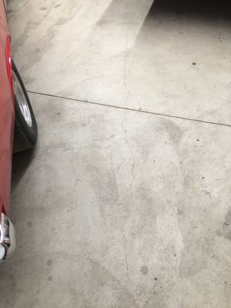All nice and saw cut, and it still couldn't be trained to crack in the weak spot of the cut.
I am pretty sure that crack is just mocking me.
Concrete does what it wants, and one thing that is a guarantee is that it all eventually cracks