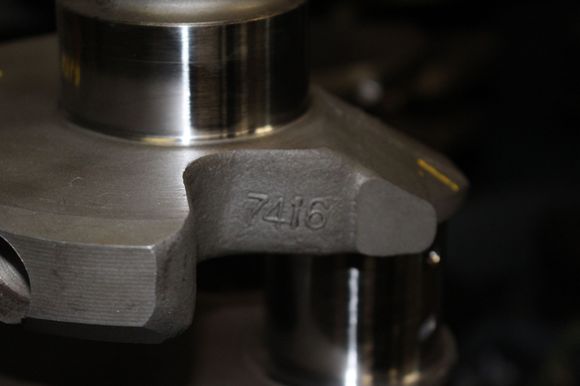 7418 GM Forged Steel LS6 Crankshaft .010"