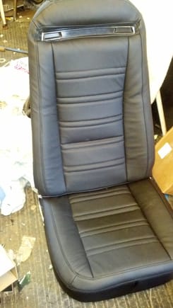 I did not enjoy reupholstering the seats!