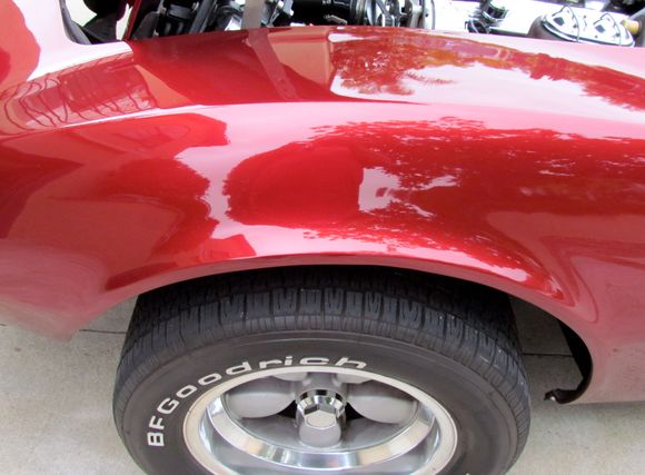 Front fender and engoine