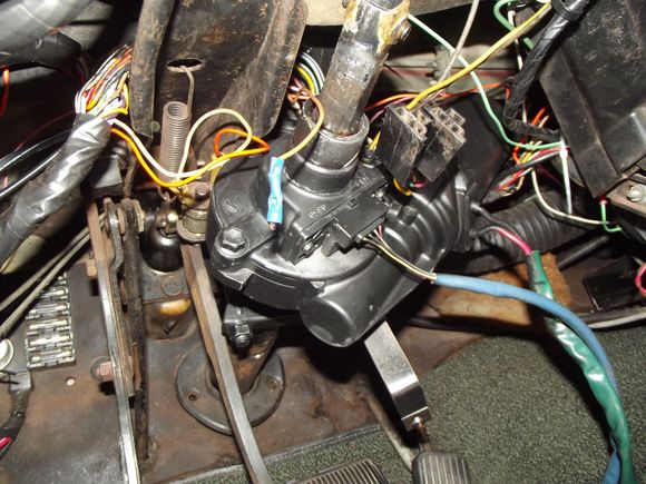 In place under dash