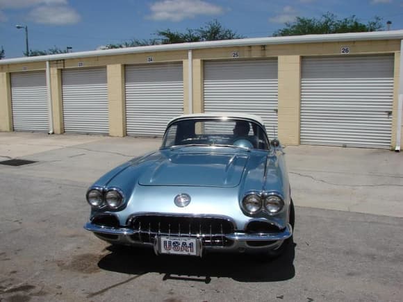 This 60 Corvette came to us in tough shape but after we installed a complete MM Mustang II front suspension with rack and pinion steering added some Hypercoil composite rear springs and lowered her she was sweet