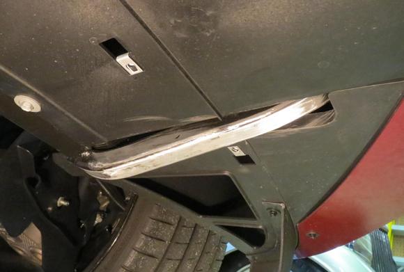 Paint Removed Before Installing Plastic FANG