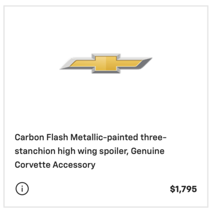 From the 2026 Z06 configurator 
