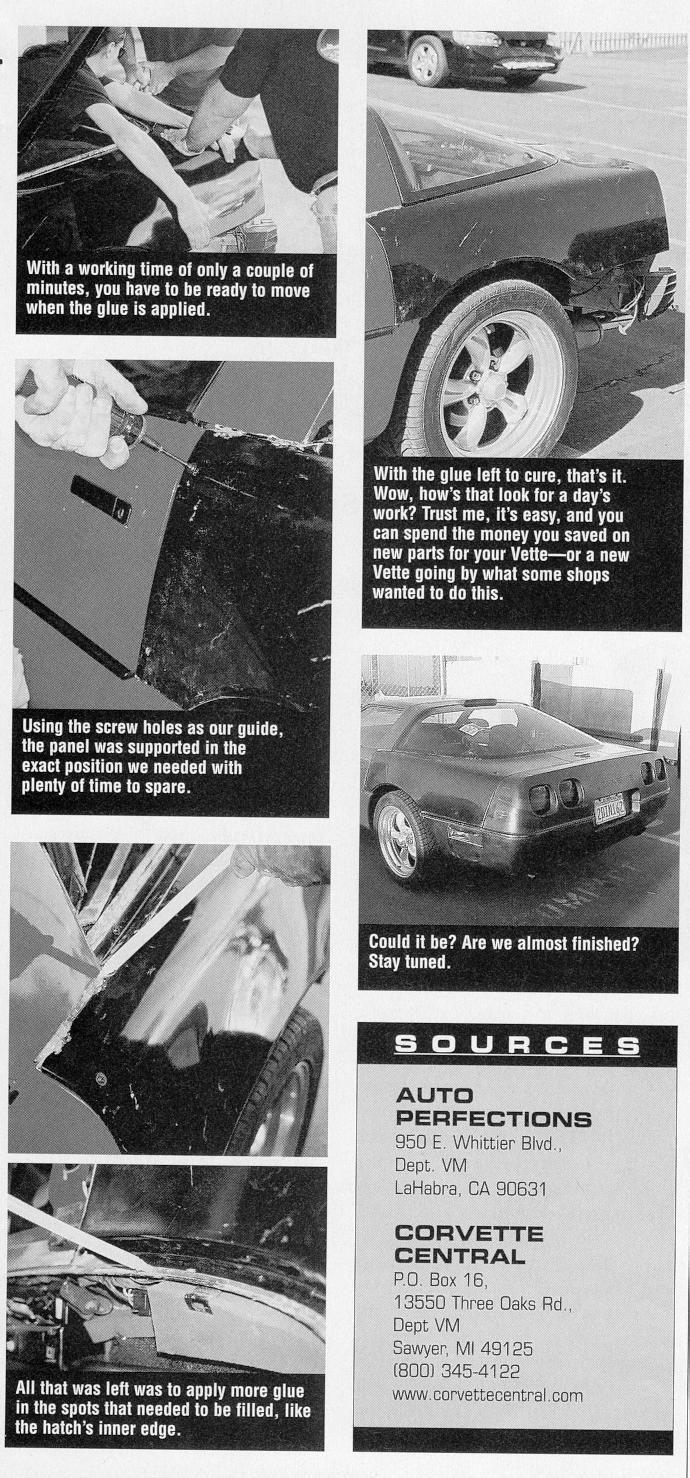 replacement quarter panel on 1996 Corvette Quarter Panel Removal Corvetteforum Chevrolet Corvette Forum Discussion