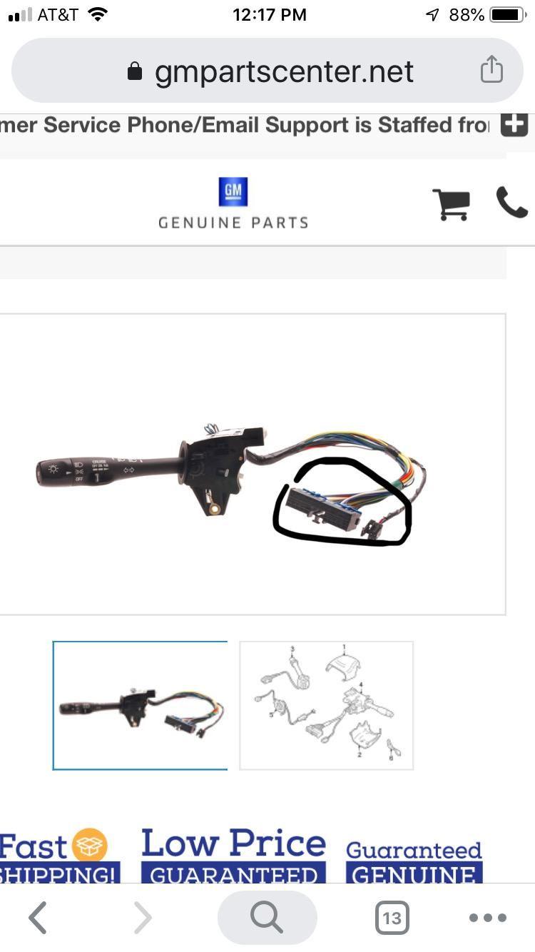 Multifunction Switch Plug Pinout Diagram CorvetteForum Chevrolet