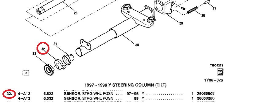 Steering wheel position sensor...... - CorvetteForum - Chevrolet ...