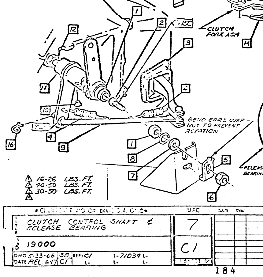 C2 1967 Corvette clutch pedal adjustment procedure - Page 2 ...