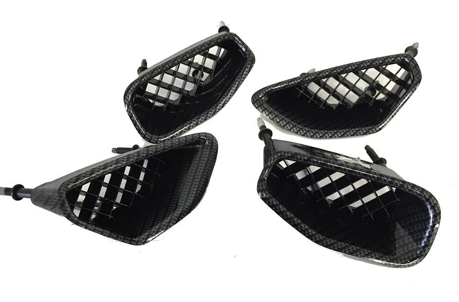 ZR1 RPI Designs C6 Corvette ZR1 Front Fender Vents Ducts Carbon Fiber