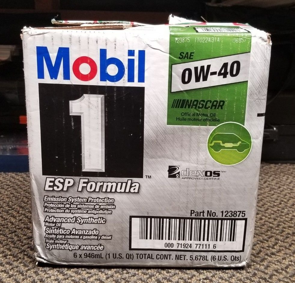 Mobil1 0W-40 6U.S.Qt (モービル10W-40）
