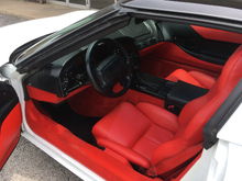 Torch Red interior