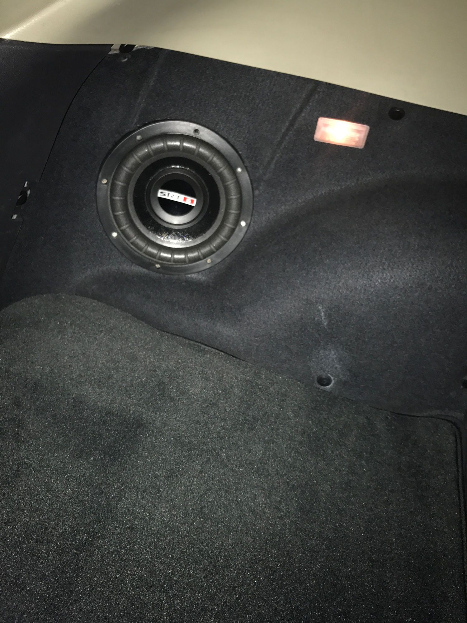 8" subwoofer trunk install CrossfireForum The Chrysler Crossfire