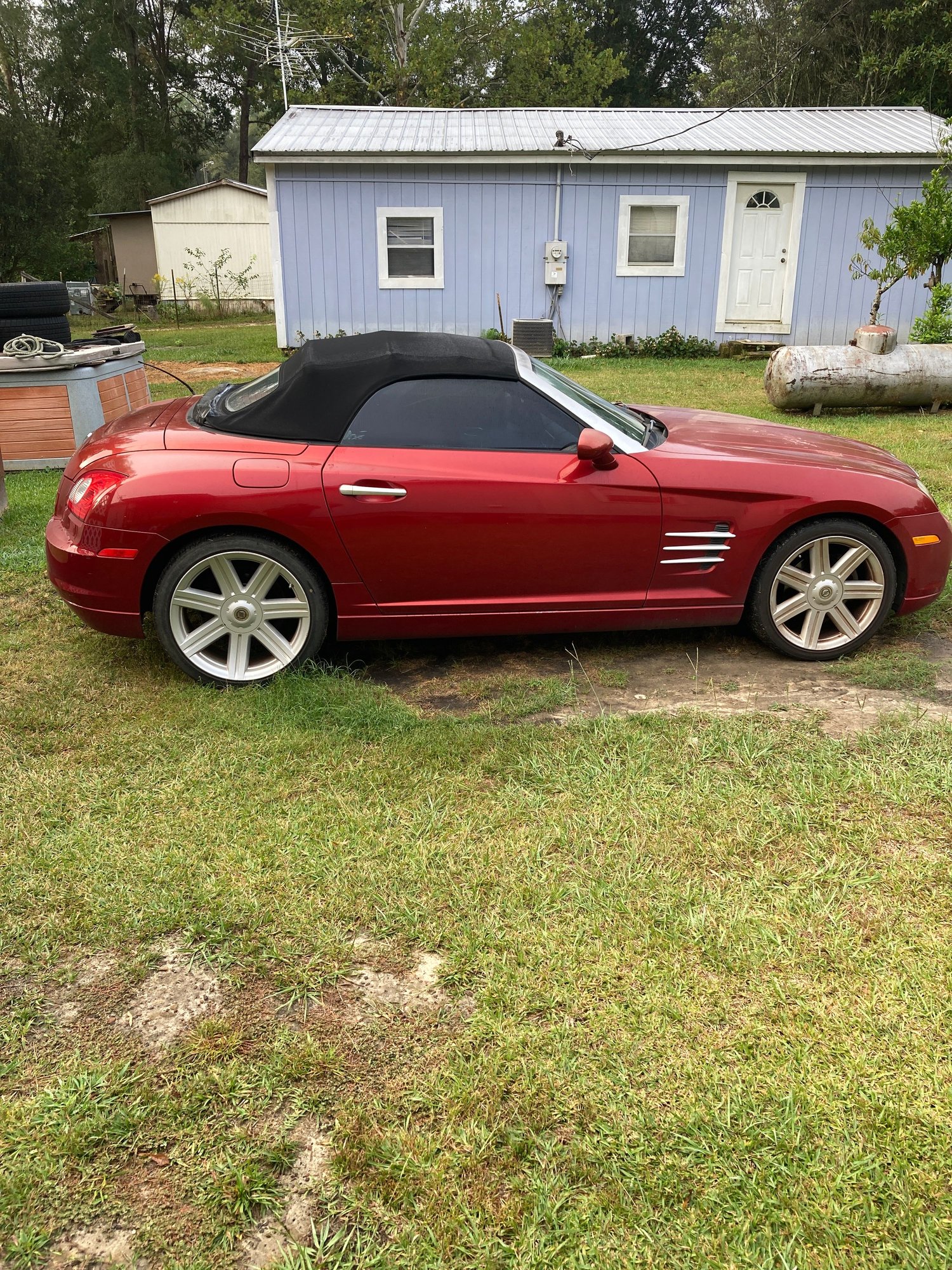 2006 Chrysler Crossfire - Crossfire convertible - Used - VIN 1C3AN65L96X067227 - 154,000 Miles - 6 cyl - 2WD - Automatic - Convertible - Red - Lucedale, MS 39452, United States