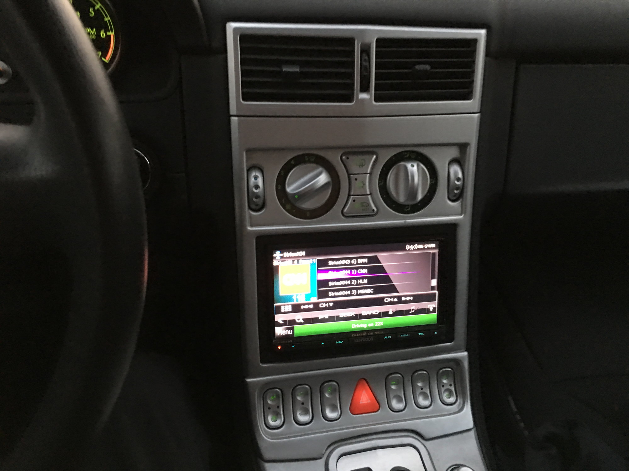 Fitting a double DIN radio CrossfireForum The Chrysler