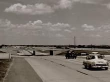 1958 Looking north on North Central Expressway at Loop 12