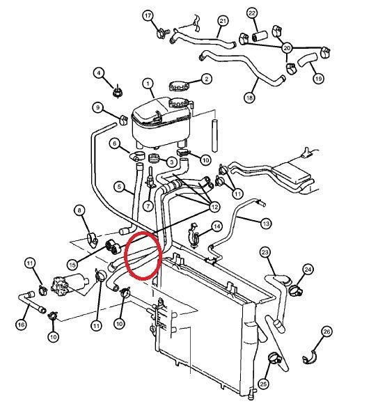 location of found loose bracket