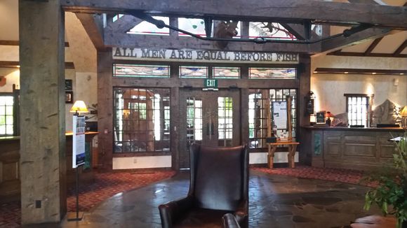 Bald Head Lodge lobby near Branson, MO; owned & operated by by Bass Pro Shops