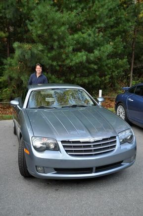 Cleaning the baby before breakfast at Deals Gap