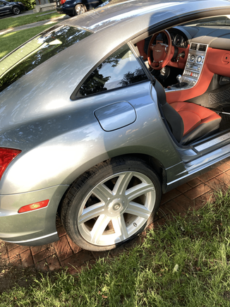 rear quarter panel and glass
