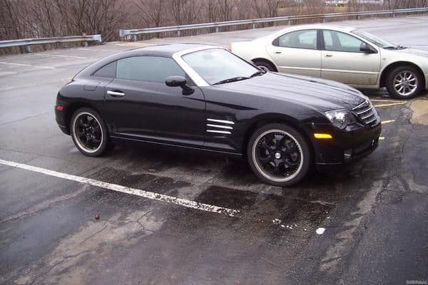Wheels and Tires/Axles - (4) black 18” rims, no tires - Used - All Years Chrysler Crossfire - Pittsburgh, PA 15232, United States