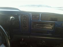 OEM Blue Dash Bezel