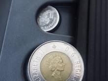 Very easy to tell the change holder wasn't Canadian engineered.