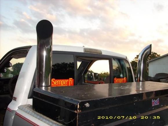 Stacks on 97' dodge (3)