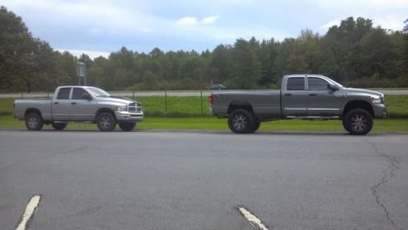 My truck and my dads