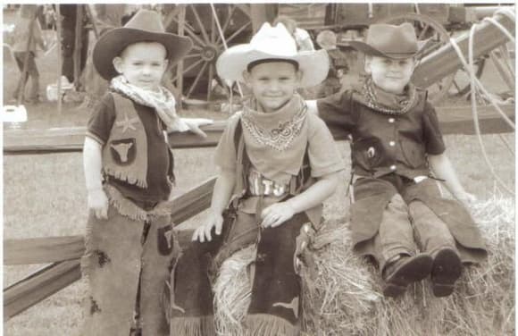 The Mafia Boys In Cowboy gear..