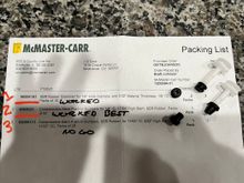 Part numbers and part