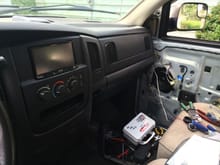 U can double din in an 03 just need the right tools