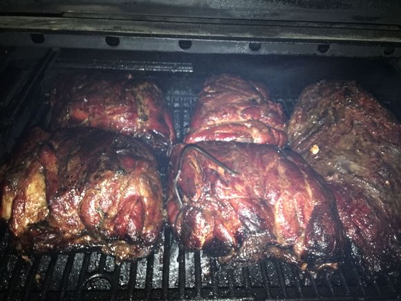 Both smokers were loaded this time