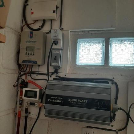 Battery bank and backup charger