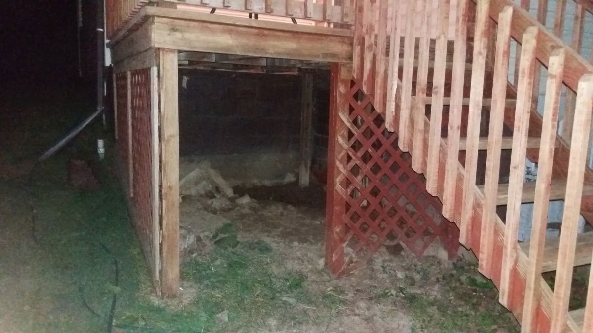 Rotted ledger board on deck Community Forums