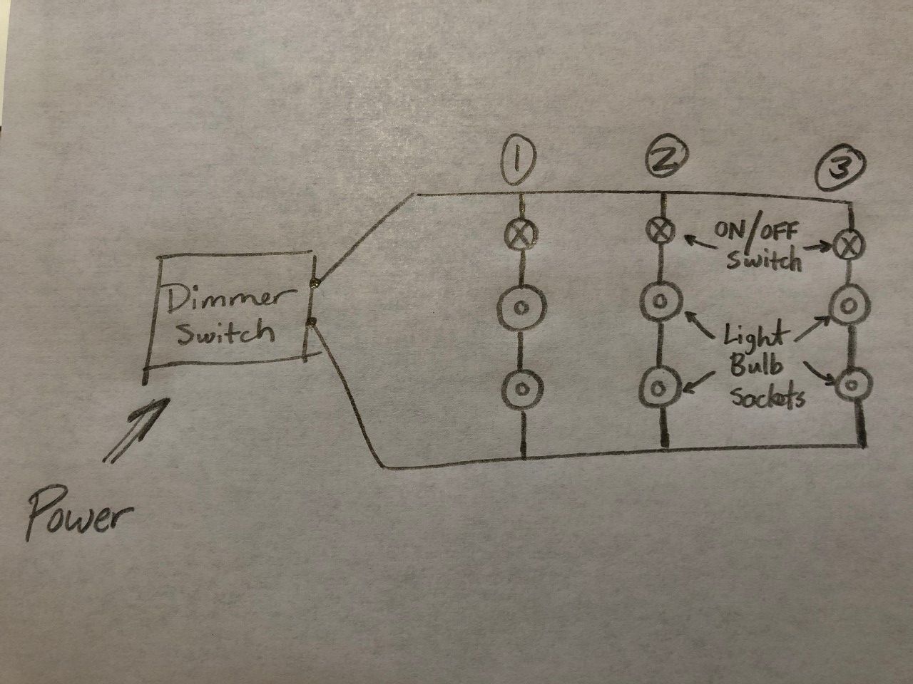 SeriesParallel dimmer circuit help Community Forums