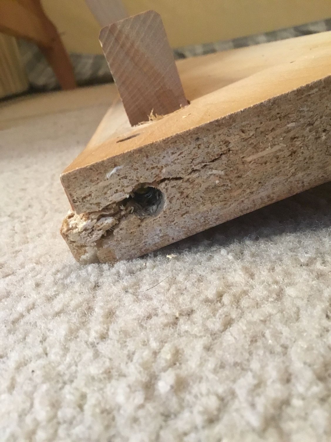 Particle board bed frame repair Community Forums