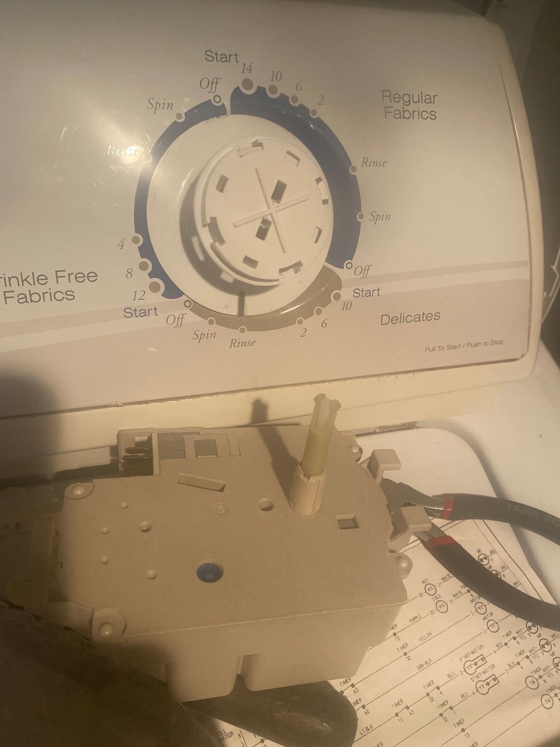 Maytag pAV 2300 washer take timer knob off Community Forums