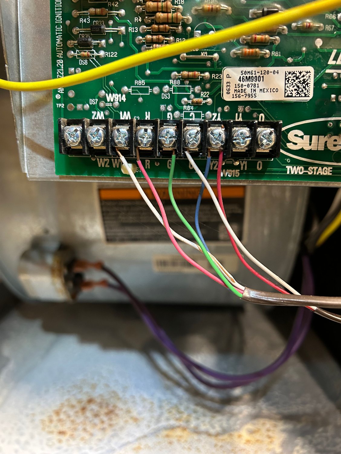 Connecting Aprilaire 500A automatic humidifier to lennox furnace