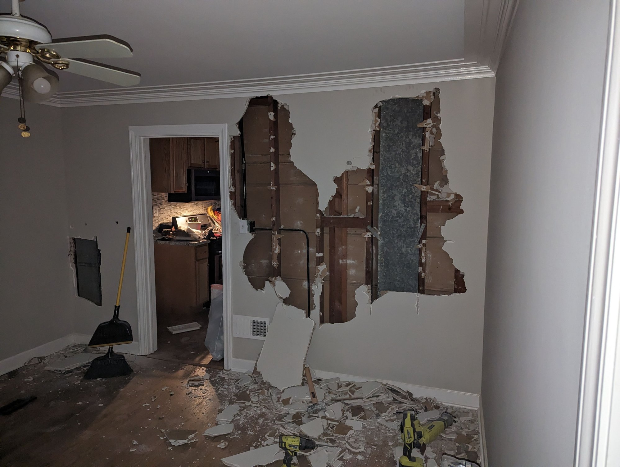 Removing a wall relocating duct work Community Forums