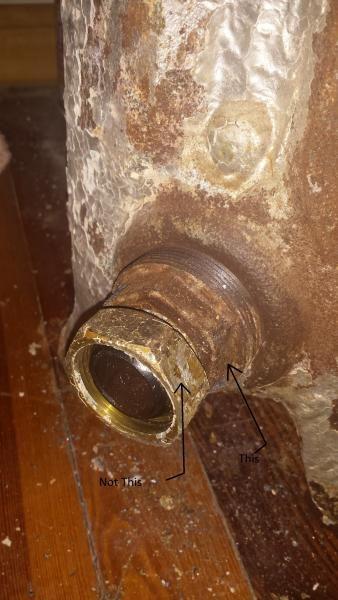 Left or Right handed thread for steam radiator - DoItYourself.com ...