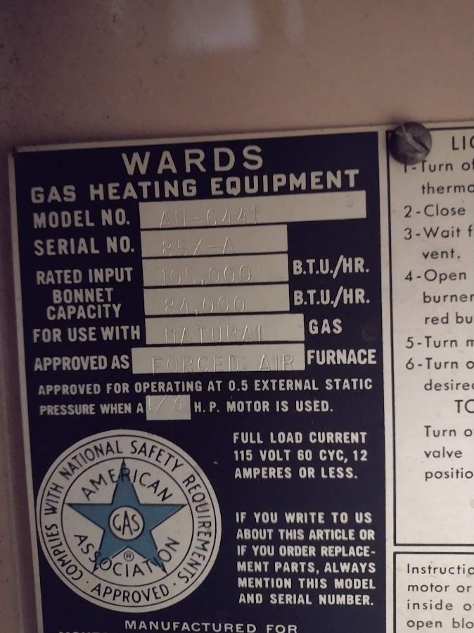 Old Montgomery Wards Furnace Fan Short Cycling Community Forums