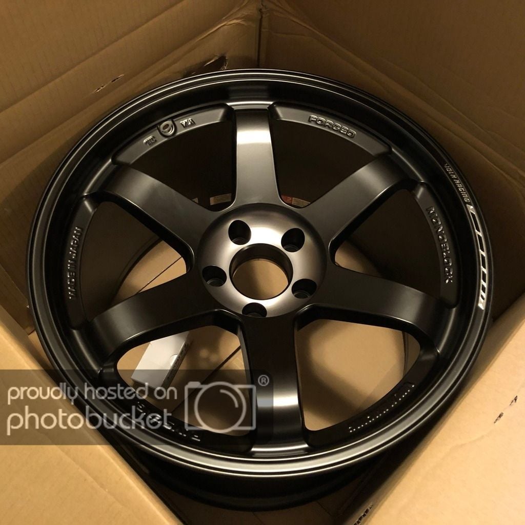 Wheels and Tires/Axles - Volk TE37SL Black Edition II - New - Scottsdale, AZ 85251, United States
