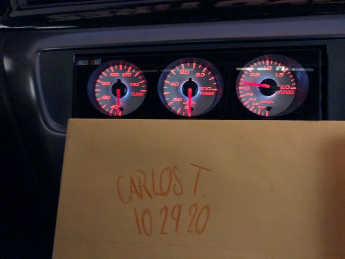Accessories - Ralliart 3 din gauges - Used - 2002 to 2006 Mitsubishi Lancer Evolution - Orlando, FL 32837, United States