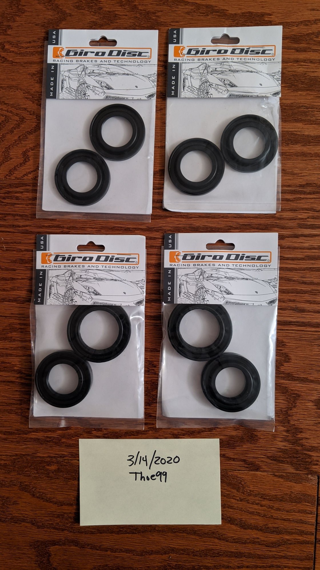Brakes - Girodisc Dust Boots (new) - New - 1998 to 2016 Mitsubishi Lancer Evolution - 2004 to 2017 Subaru WRX STI - Orlando, FL 32810, United States