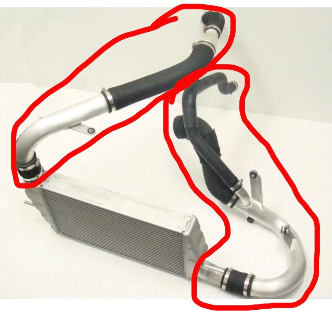 Engine - Intake/Fuel - Looking for full OEM intercooler pipings (UICP + LICP) - Used - 2008 to 2015 Mitsubishi Lancer Evolution - Edmonton, AB T6L5L9, Canada