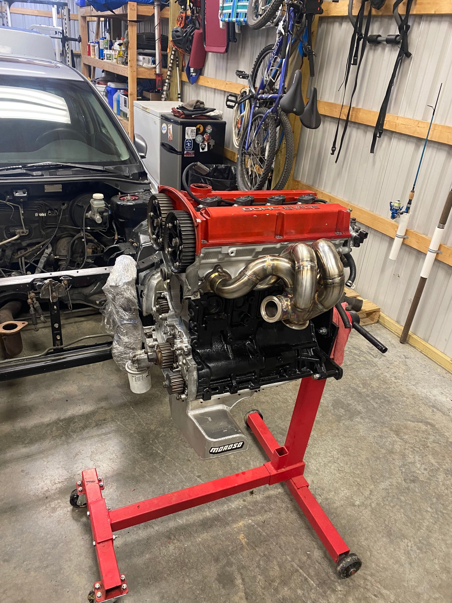 Engine - Complete - Evo 8/9 moroso baffled oil pan - Used - 2003 to 2006 Mitsubishi Lancer Evolution - Middletown, DE 19709, United States